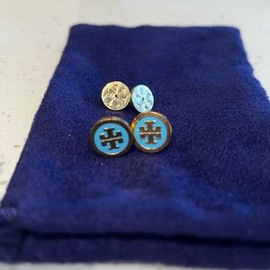 Tory Burch gold studs